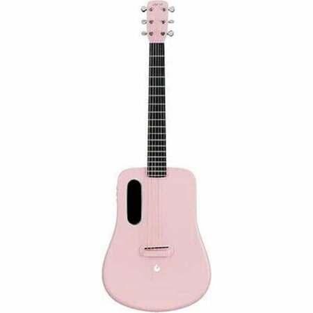 LAVA MUSIC 36 in. Acoustic Electric Guitar with FreeBoost Preamp System, Pink L9020012-1